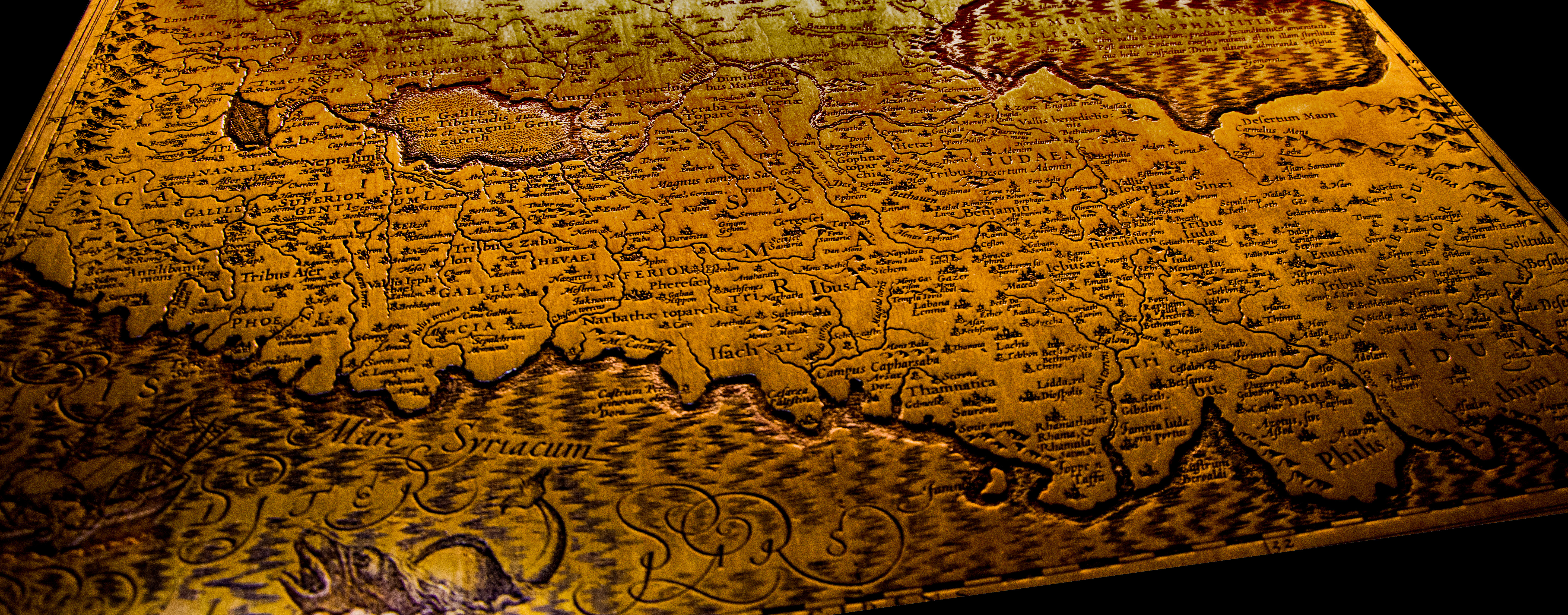 Here Lies Dragons - Wood Maps